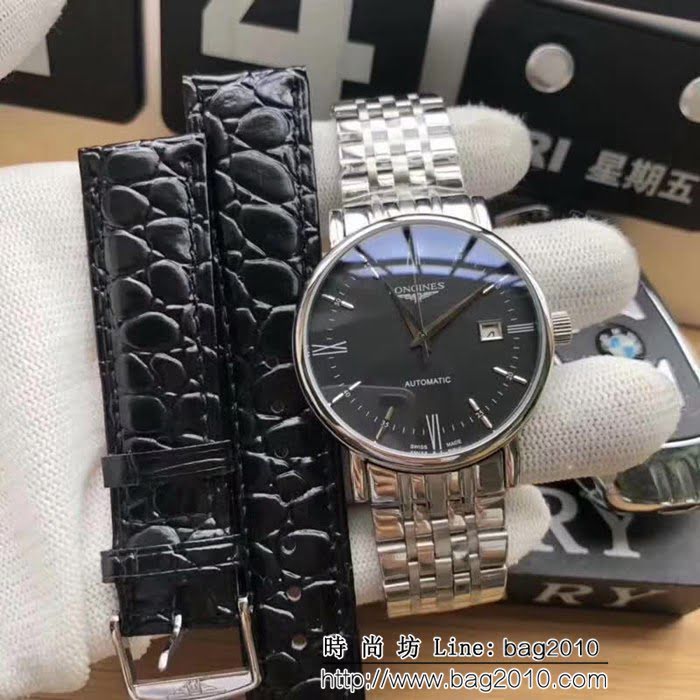 LONGINES浪琴 2018最新款 博雅系列時尚男士腕表 WSS1301